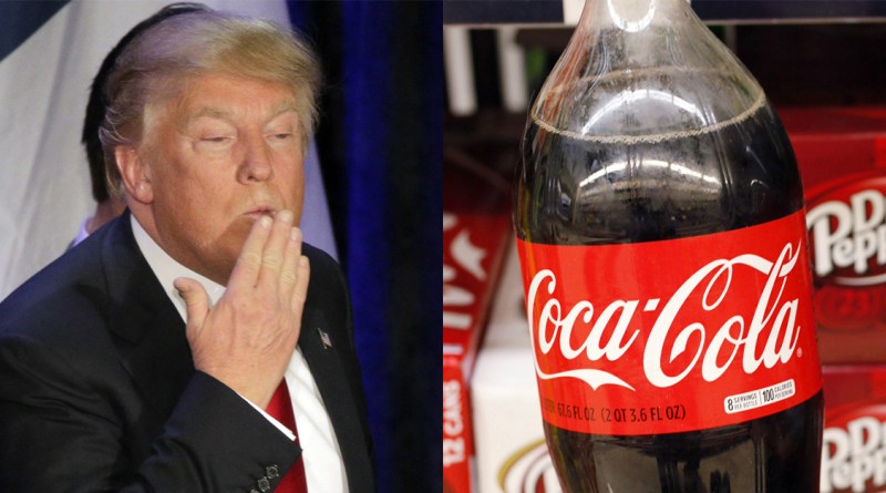 Trump Watches 8 Hours of TV, Drinks 12 Diet Cokes a Day