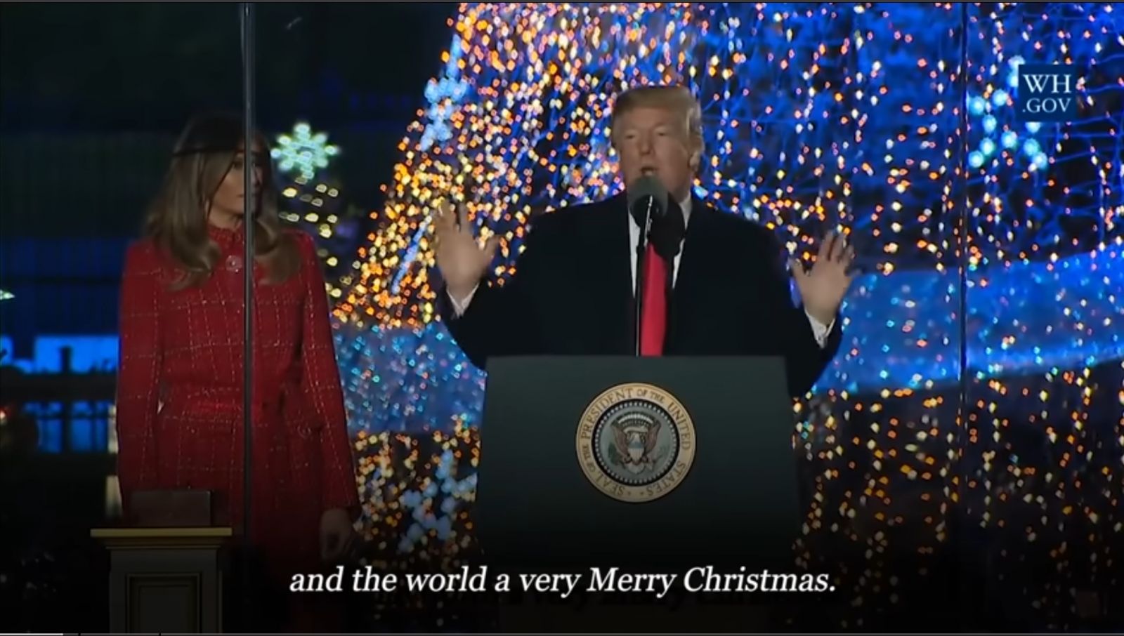 Donal Trump Merry Christmast